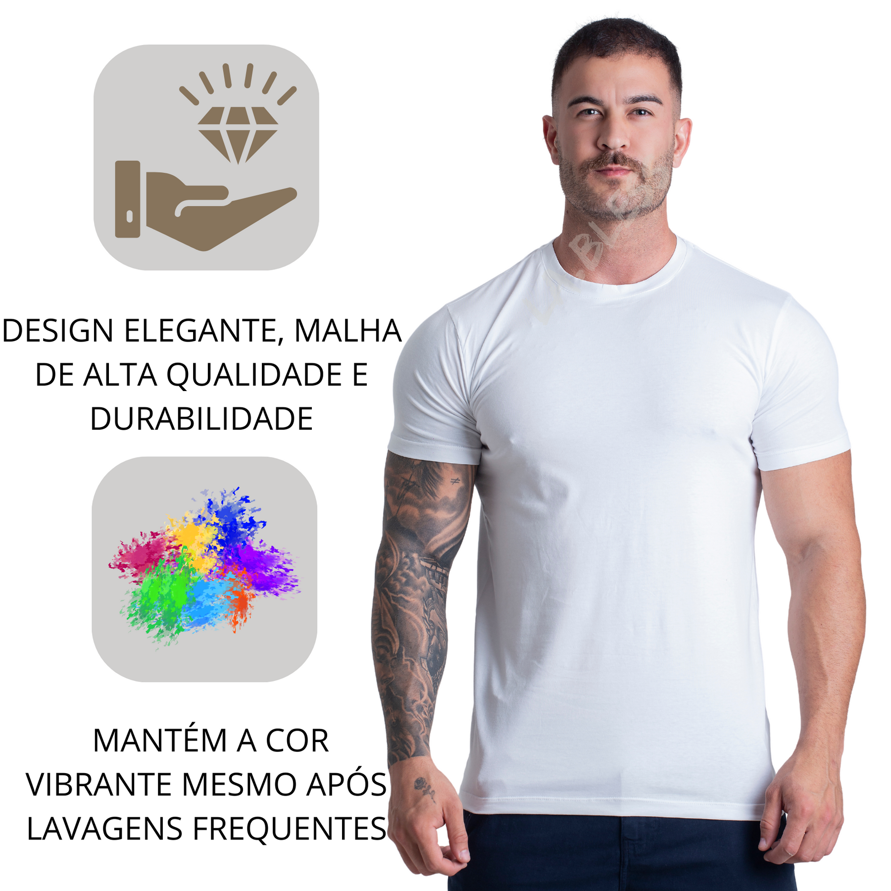 KIT 3 CAMISETA EGIPCIA