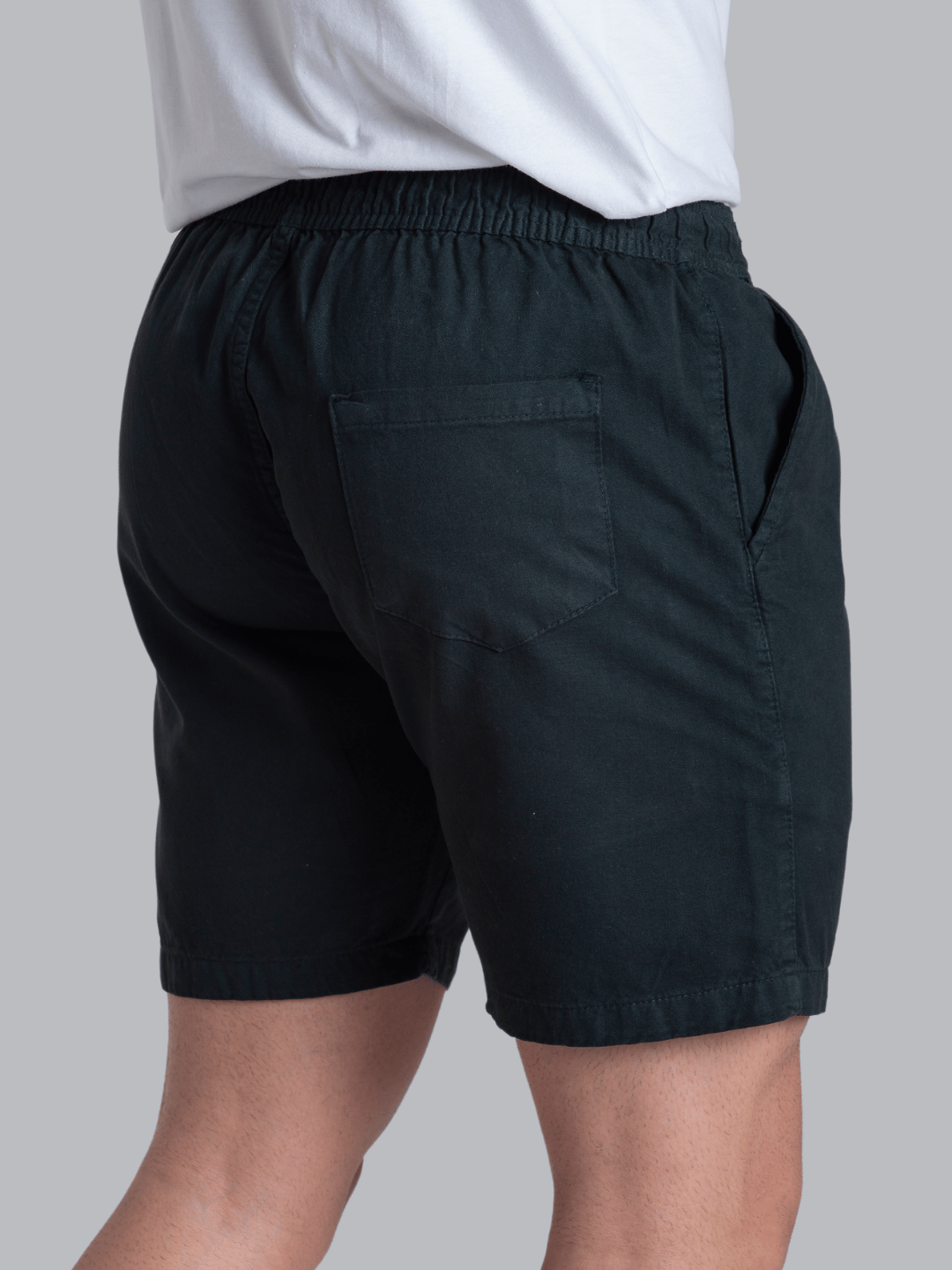Short Mauricinho Sarja Verde Militar Brim Bermuda Curta Masculina