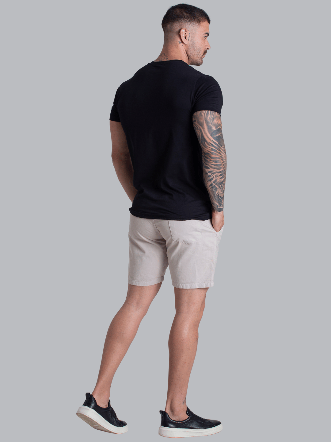 Short Mauricinho Sarja Brim Bermuda Masculina Colorida.