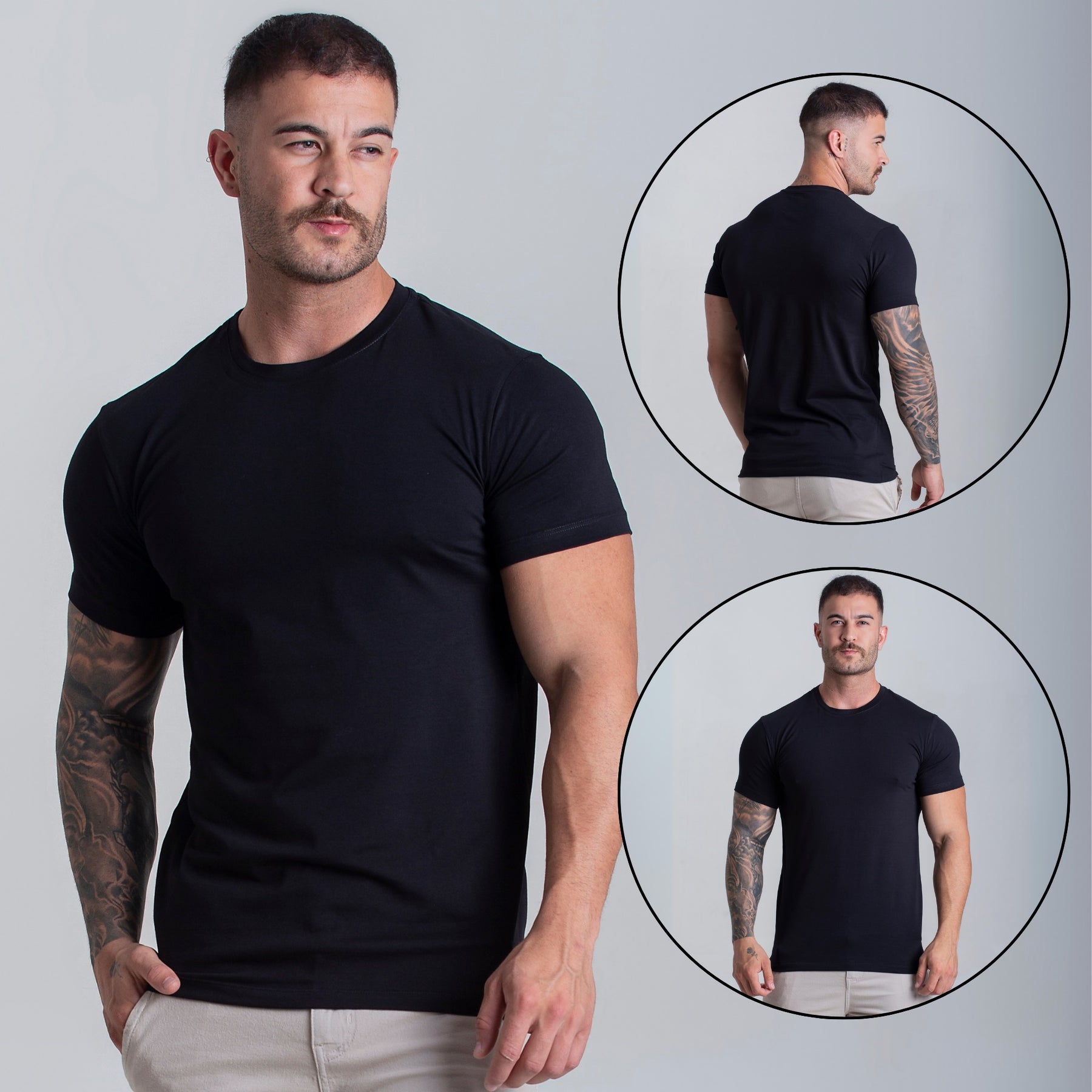KIT 3 CAMISETA EGIPCIA