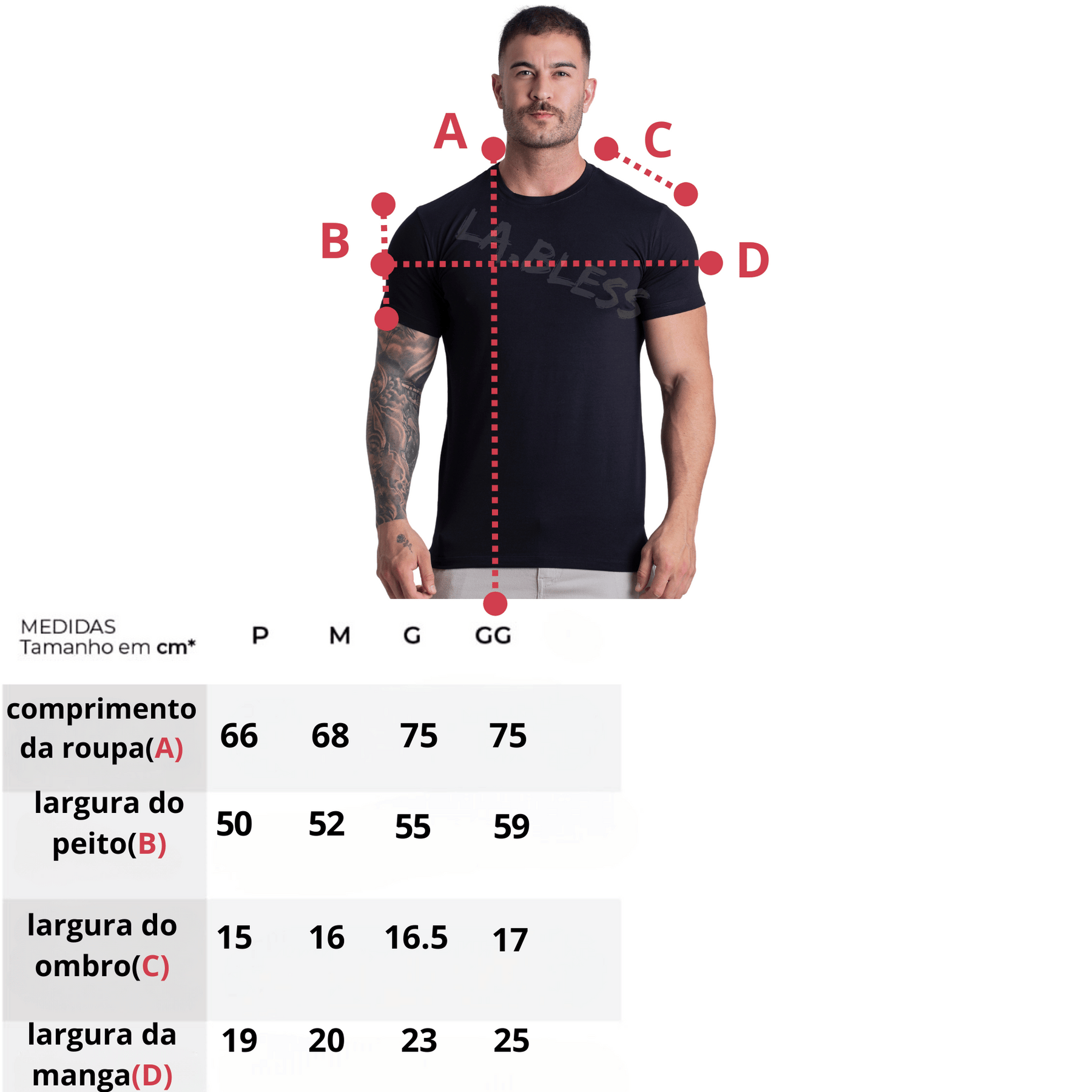 KIT 3 CAMISETA EGIPCIA