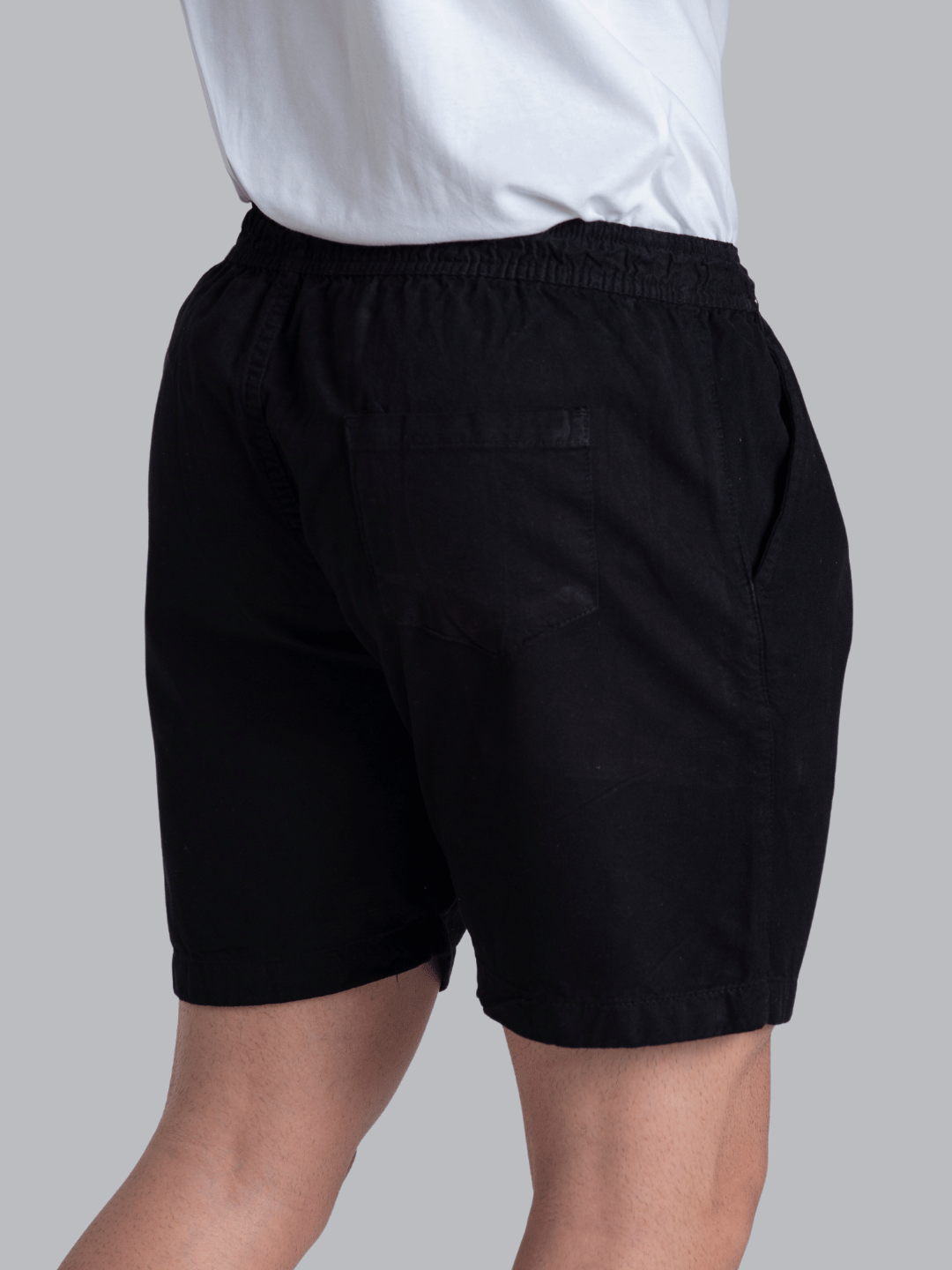 Short Masculino Preto Sarja Colorido Mauricinho Bermuda Curta