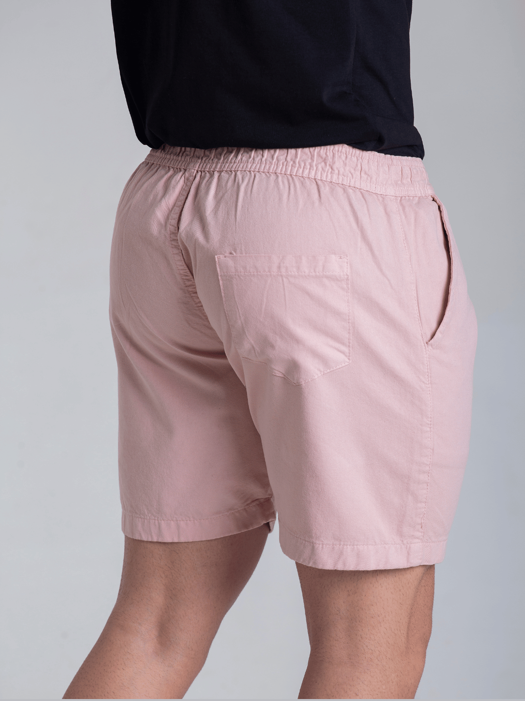 Short Mauricinho Rosa Premium Sarja Bermuda Curta Masculina