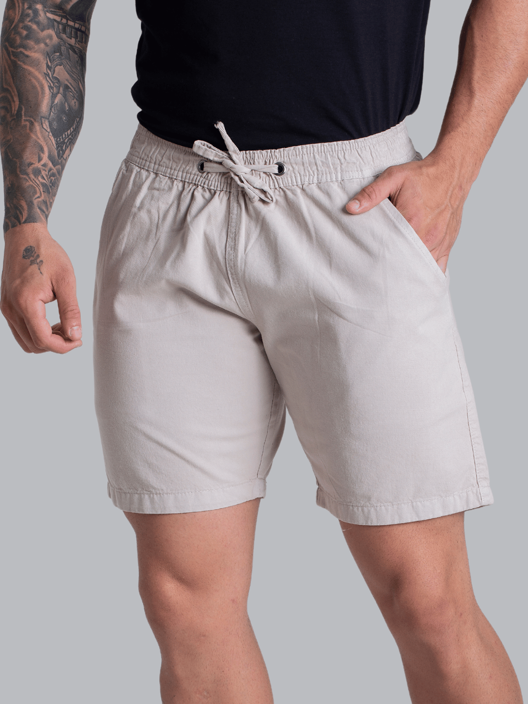 Short Mauricinho Sarja Brim Bermuda Masculina Colorida.