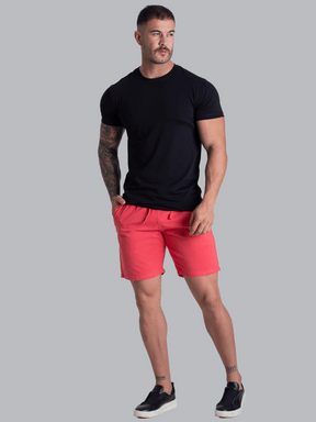 Short Mauricinho Goiaba Sarja Brim Bermuda Curta Masculina