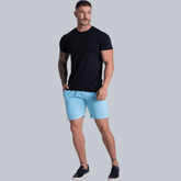 Kit 2 Short Mauricinho Sarja Brim Bermuda Curta Masculina