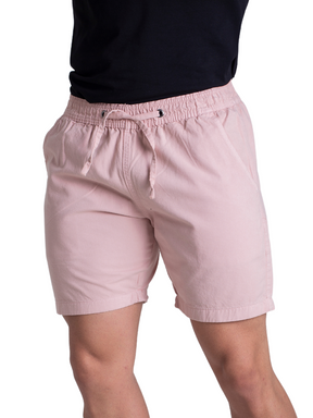 Short Mauricinho Rosa Premium Sarja Bermuda Curta Masculina